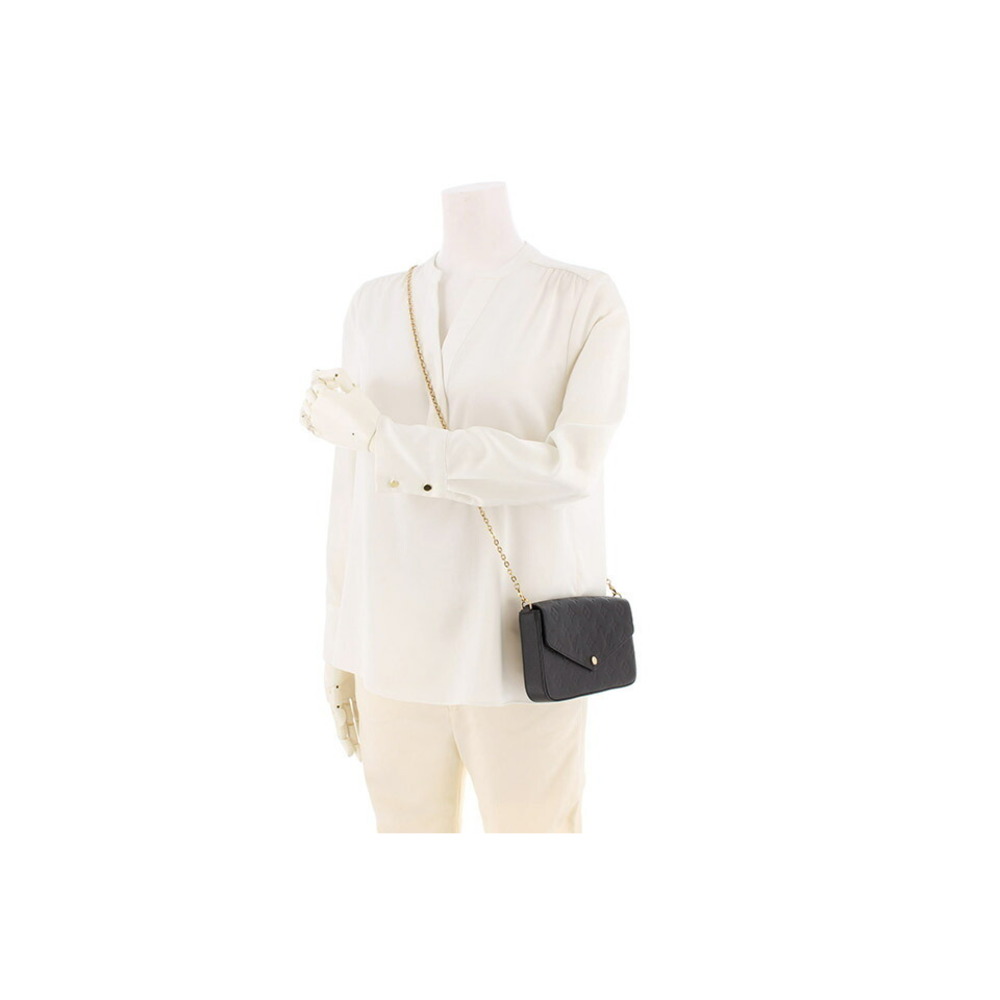 Louis Vuitton Empreinte Pochette Felicie Felice Noir Black Bag View 2